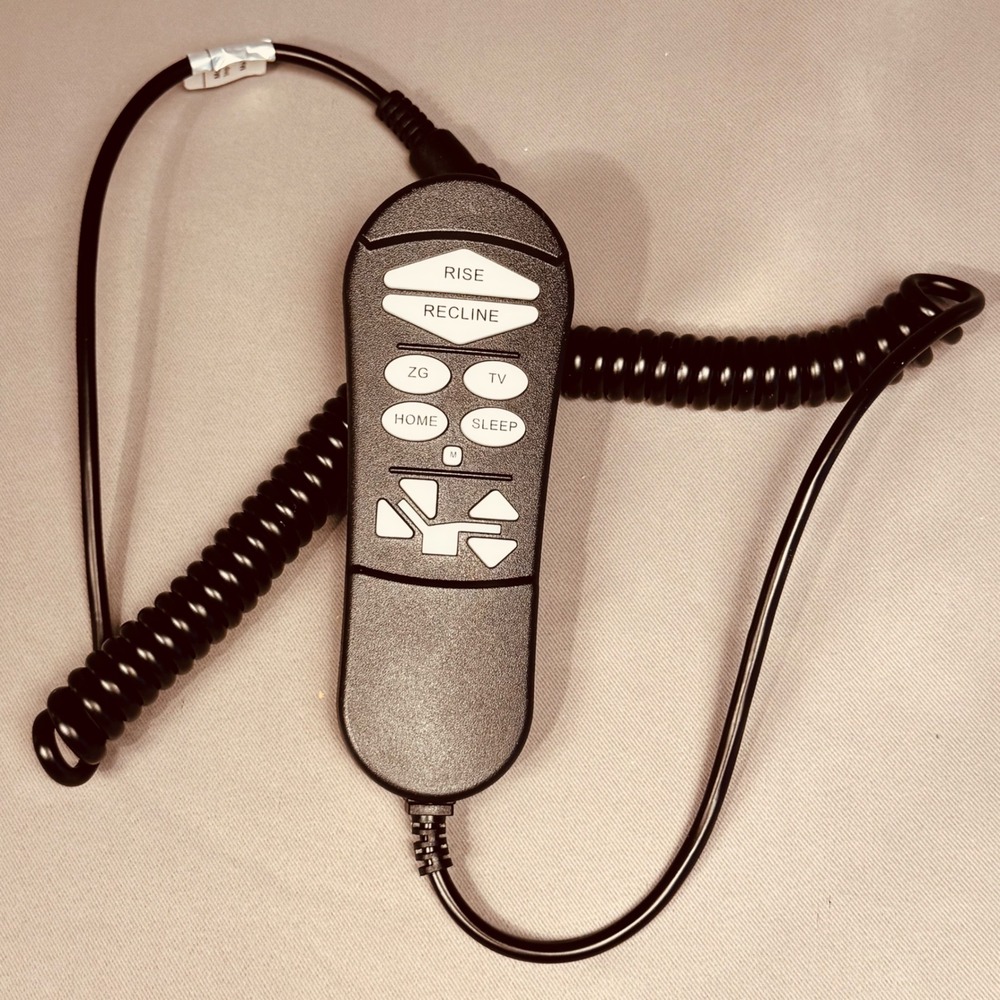 ZKAD-5 5-Pin Lift Chair Remote for Golden Technologies Recliner Black